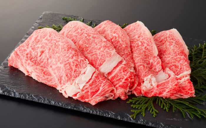 飛騨牛ロース・肩ロース すきやき・しゃぶしゃぶ用 400g 等級お任せ 化粧箱入り 国産 和牛 岐阜県 岐阜市 / だるまミート [ANBE021]