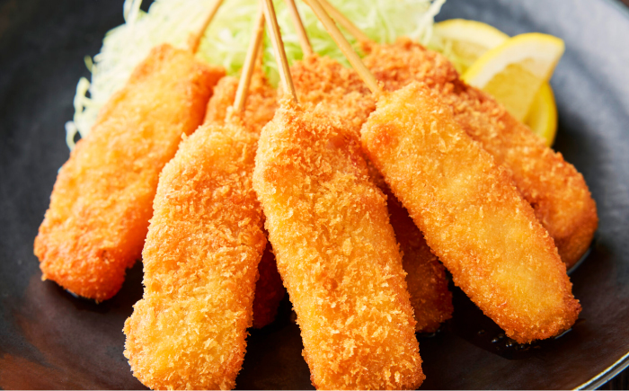 岐阜県産結旨豚串カツ 40本 国産 おかず 肉汁 岐阜市 / だるまミート [ANBE026]