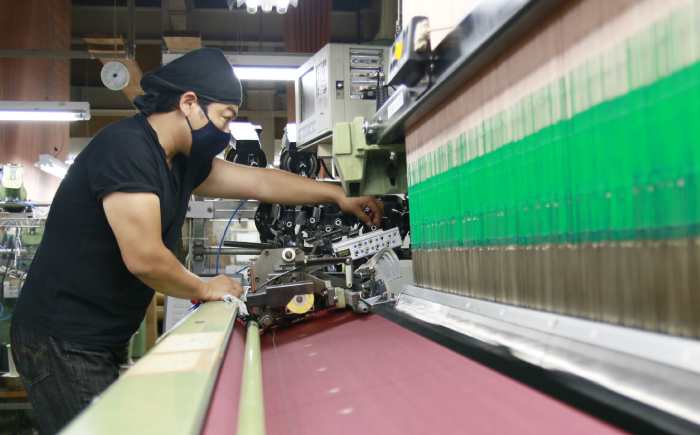 シルク ネクタイ(INOKUCHI1567)　ペイズリー柄 【カラー：チャコールグレー】 ビジネス スーツ メンズ 岐阜市 / 皐月屋 [ANBR018]