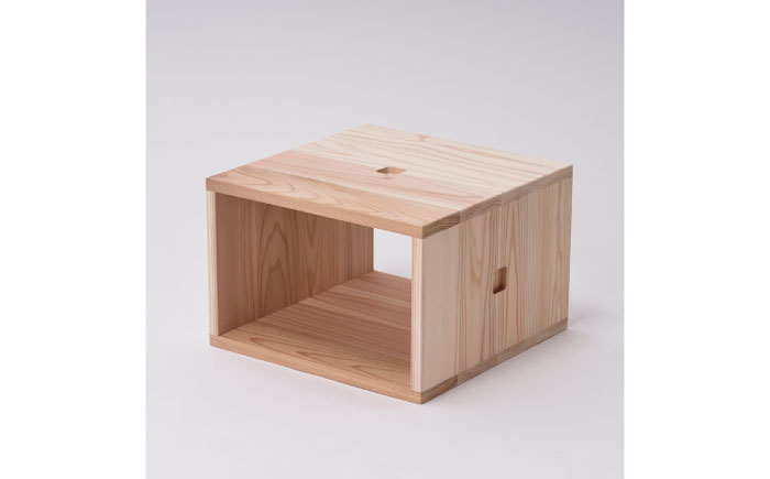 【サスティナブルな岐阜県産材の家具】 オフィスデスク M 長良杉/ もくわく 収納 棚 本棚 インテリア おしゃれ ナチュラル 木 温もり 連結 無垢 岐阜市 / ツバキラボ [ANID002]