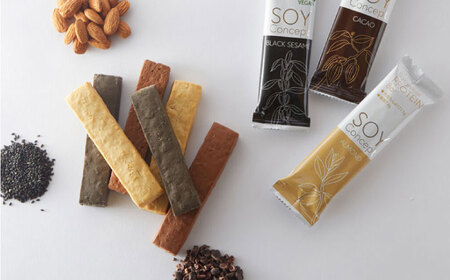 SOYConcept ヴィーガン対応大豆プロテインバー ３種セット 低糖質 ソイバー 低カロリー 岐阜市/長良園 [ANAK003]