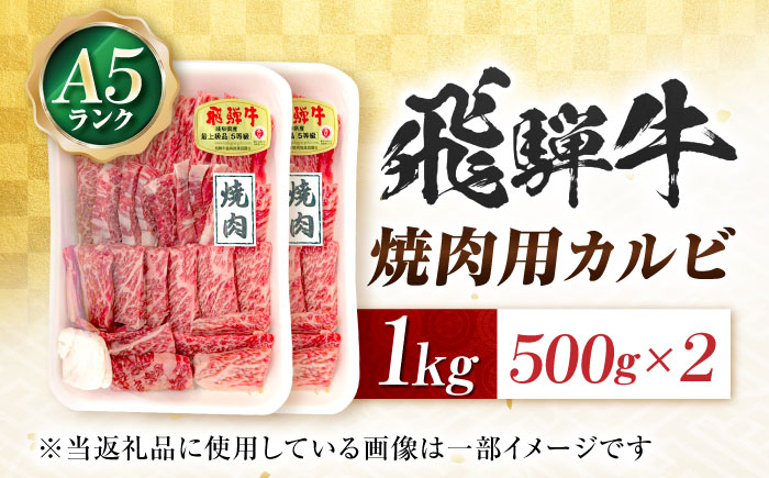 飛騨牛 A5等級 焼肉用 カルビ 1kg カルビ カルビ焼肉 カルビ肉 焼肉 焼き肉 やきにく 焼肉セット 焼肉用 最高級 a5 A5 牛 和牛 牛肉 お肉 高級 贈答ギフト 岐阜市 / 肉の松久 [ANIP008]