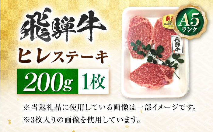 飛騨牛 A5等級 ヒレステーキ 200g×1枚 ステーキ 最高級 A5 和牛 ヒレ フィレ 希少部位 牛肉 お肉 高級 贈答ギフト 岐阜市 / 肉の松久 [ANIP017]