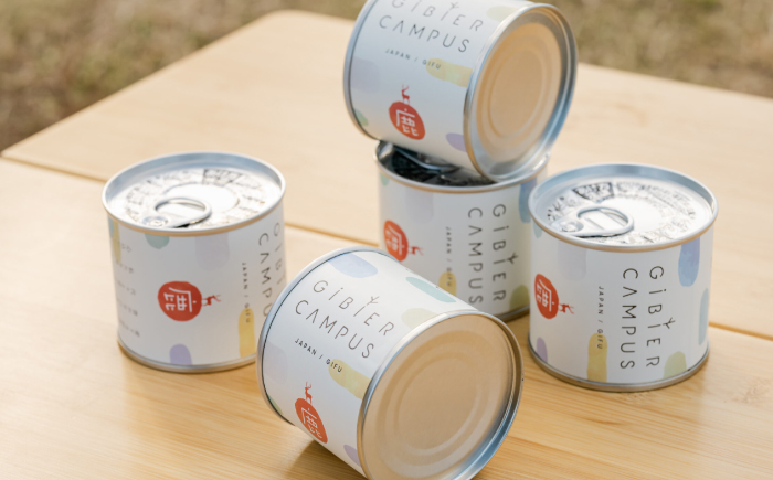 【GIBIER CAMPUS】鹿肉ステーキの缶詰(1缶)　ジビエ 鹿肉 缶詰　岐阜市 / ひょうたん姉妹 [ANCJ010]