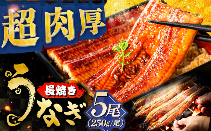 国産うなぎの長焼き 5尾 鰻 たれ 肉厚 岐阜市 / 本格炭焼うな吉 [ANHH002]