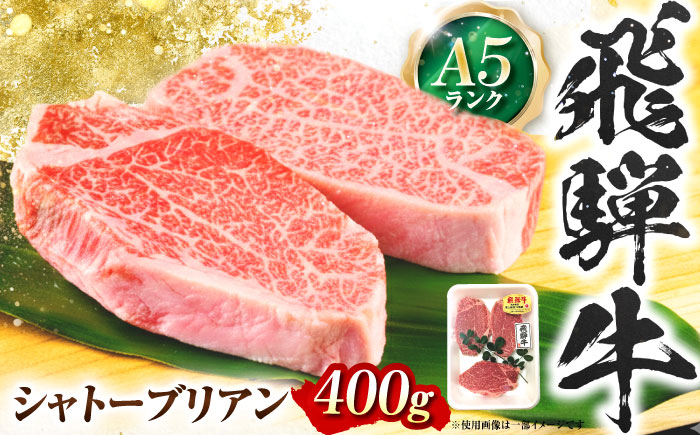 飛騨牛 A5等級 シャトーブリアンステーキ 200g×2枚 シャトー シャトーブリアン ステーキ 最高級 A5 和牛 ヒレ フィレ 希少部位 牛肉 お肉 高級 贈答ギフト 岐阜市 / 肉の松久 [ANIP020]