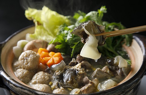 老舗料亭『玉辰楼』のすっぽん鍋セット（２～３人用）