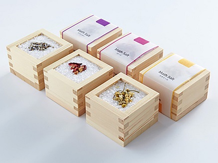 Math Salt（マスソルト）3個セット（ローズ・カモミール・ラベンダー）