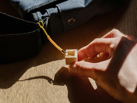 豆ます名入れストラップ