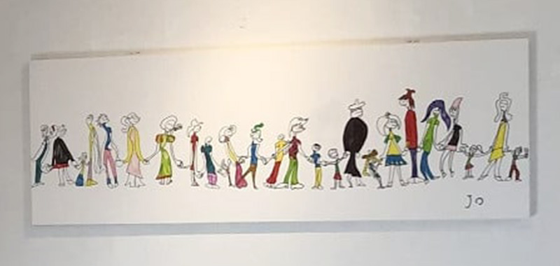 絵画『peace』大サイズ