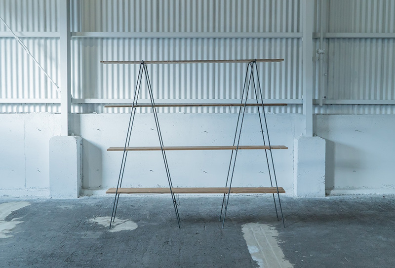 HASHIGO RACK 4(ハシゴ式ラック)古材4枚付きセット