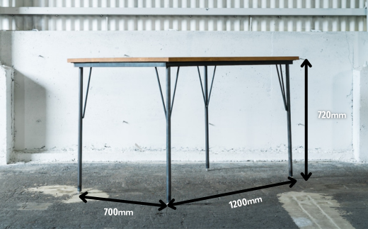 【OAK】SK TABLE 1200 (ダイニングテーブル) ナチュラル