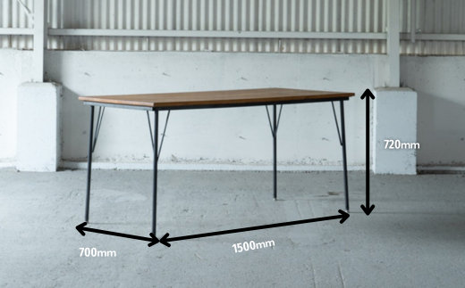 【OAK】SK TABLE 1500 (ダイニングテーブル) ミディアム
