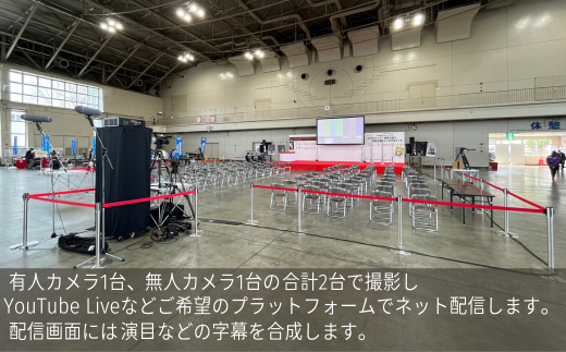 屋内スポーツ　マルチ２カム　中継プラン