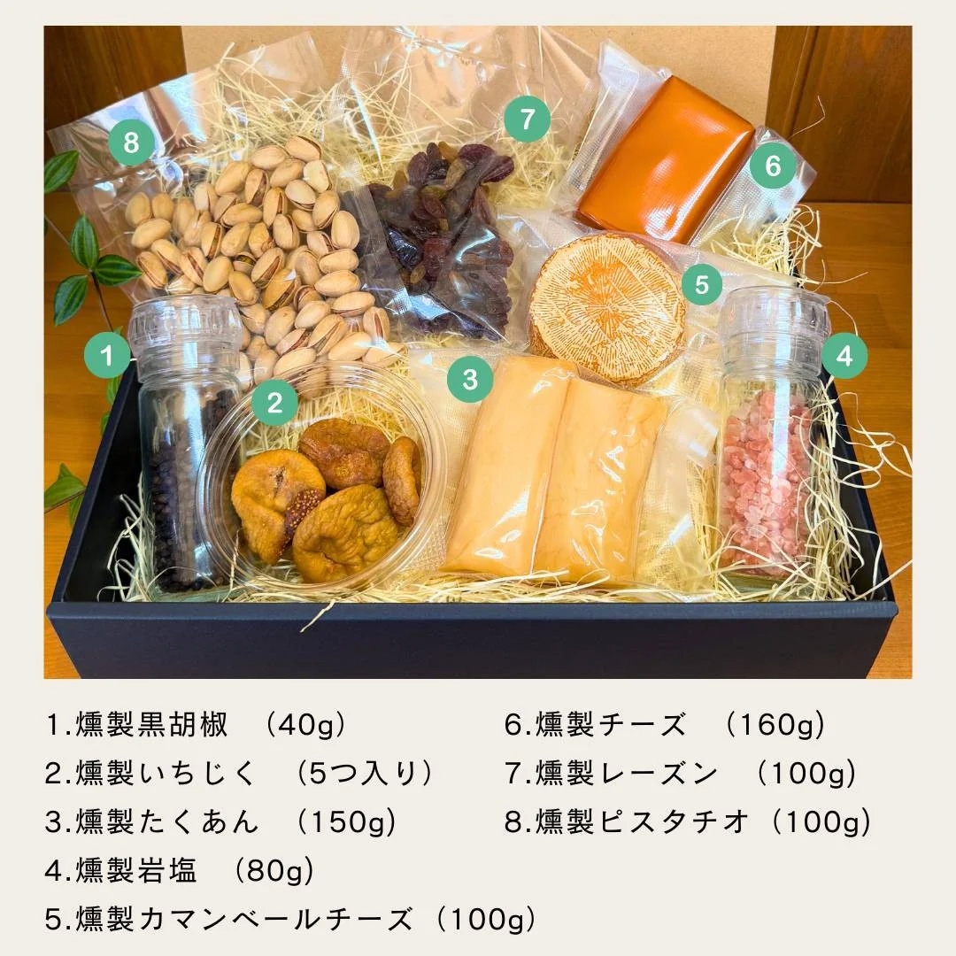 【燻製工房 春】燻製を楽しむセット(８種の燻製詰め合わせ)