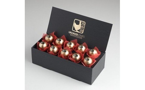 烏骨鶏ゴールデンエッグ10個セット（味付燻製たまご）