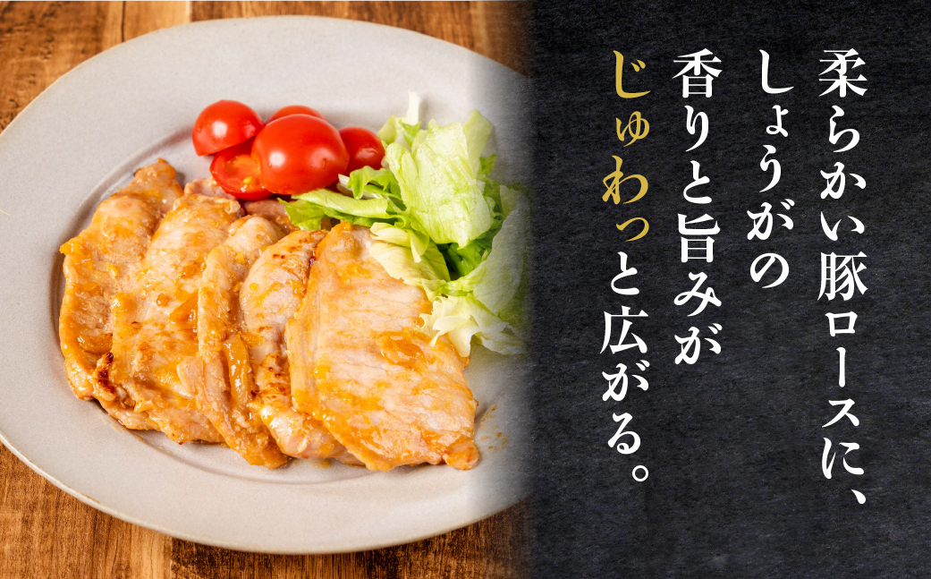 ＼家族で楽しめる／冷凍 生姜焼き 豚ロース肉 1.44kg 240g×6個 小分け 冷凍 惣菜  炒め物 しょうが焼き 味付け肉 豚肉 しょうが 時短 便利 おかず 弁当 お弁当 10000 1万 中部ミート 岐阜県 大垣市
