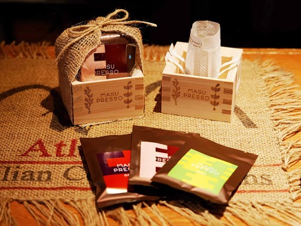MASUPRESSO～枡で飲むヒノキ香るコーヒー～