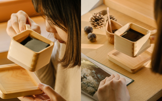 枡のカップ＆ソーサー