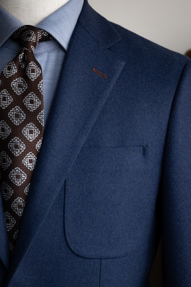 オーダージャケット 仕立券 名品「カレッヂフラノ」国内縫製