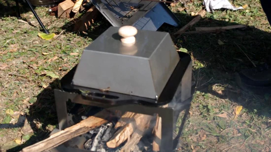 【Hot Camp】究極の極厚グリルプレート 中サイズ用蓋