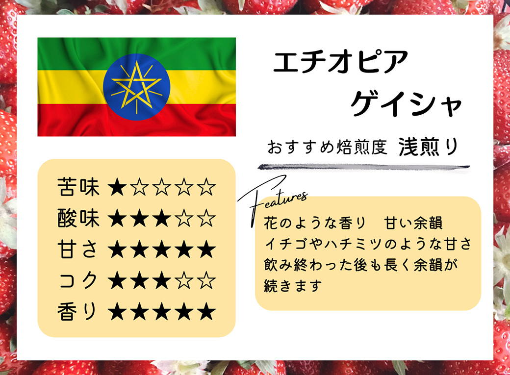 【定期便(12か月)】焙煎当日に発送！超希少種コーヒー 豆 『エチオピア ゲイシャ』ゲシャビレッジ農園 ナチュラル