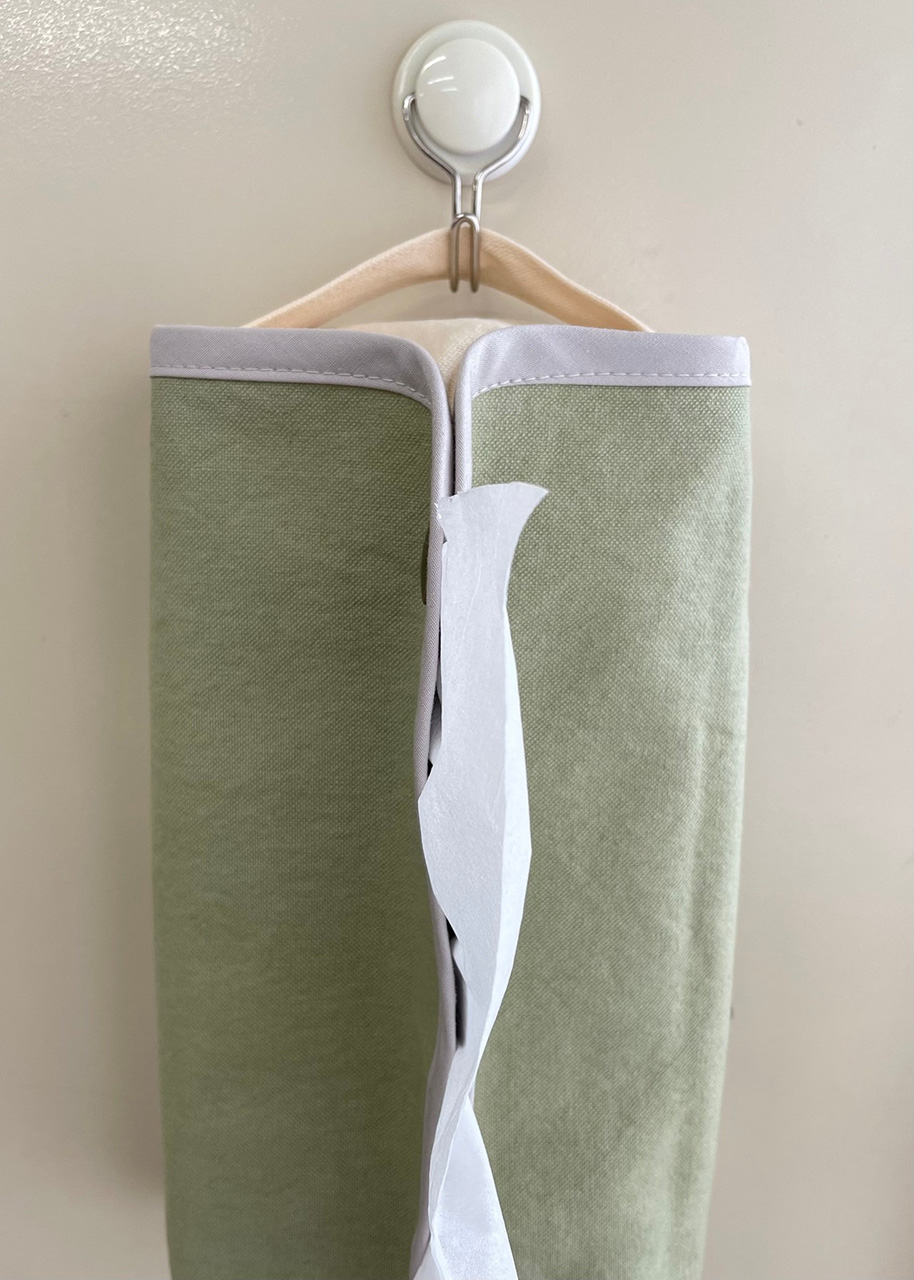 【のこり染】ティッシュボックスカバー　ウーロン