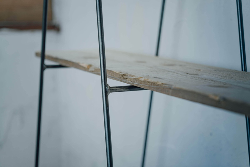 HASHIGO RACK 3(ハシゴ式ラック)古材3枚付きセット