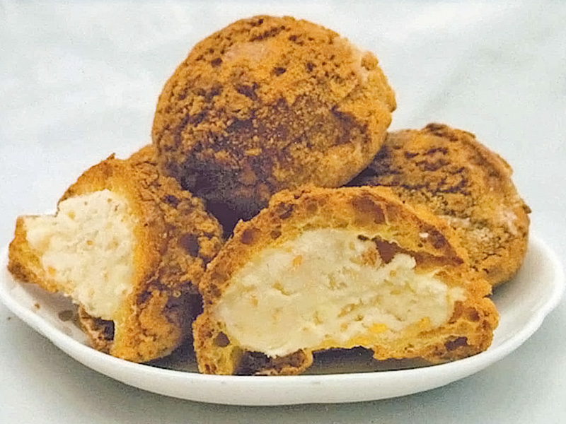 和菓子屋さんがつくる　杭瀬クッキーシューアイス(6個入り)