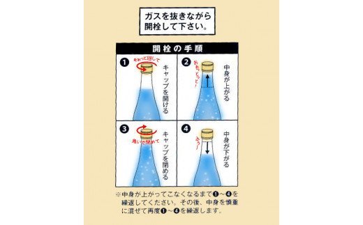 炭酸純米白川郷　泡にごり酒　500ml×2本セット