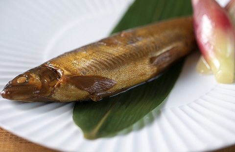 子持ち鮎の煮びたし(2尾入)　岐阜の清流「長良川」の鮎を使用しています