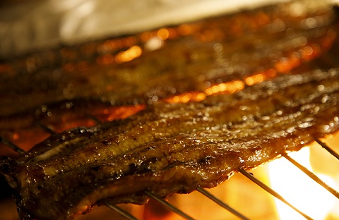 【うなぎ】源平まぶし（二人折）　蒲焼と白焼のひつまぶしの合わせ盛り