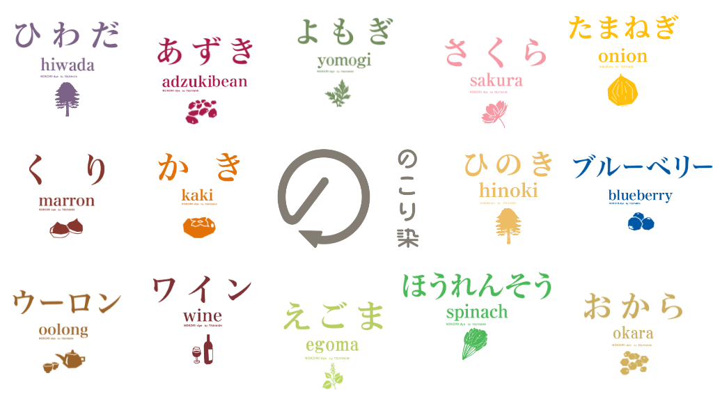 のこり染フェイスタオル　たまねぎ