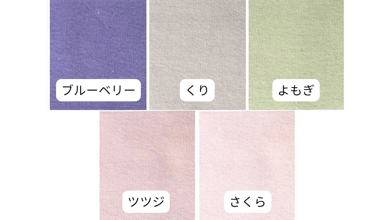 【のこり染】２way保冷ランチバッグ　ブルーベリー