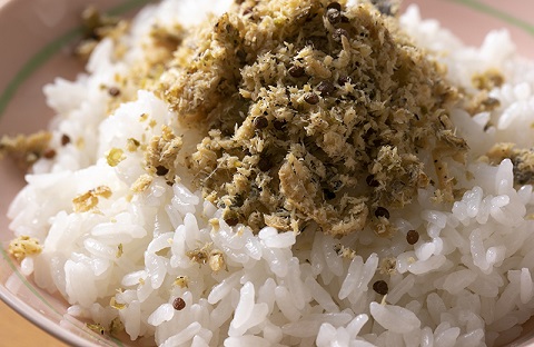 鮎塩焼きほぐし（40ｇ×2個）ごはんのお供に！（岐阜の清流「長良川」の鮎です）