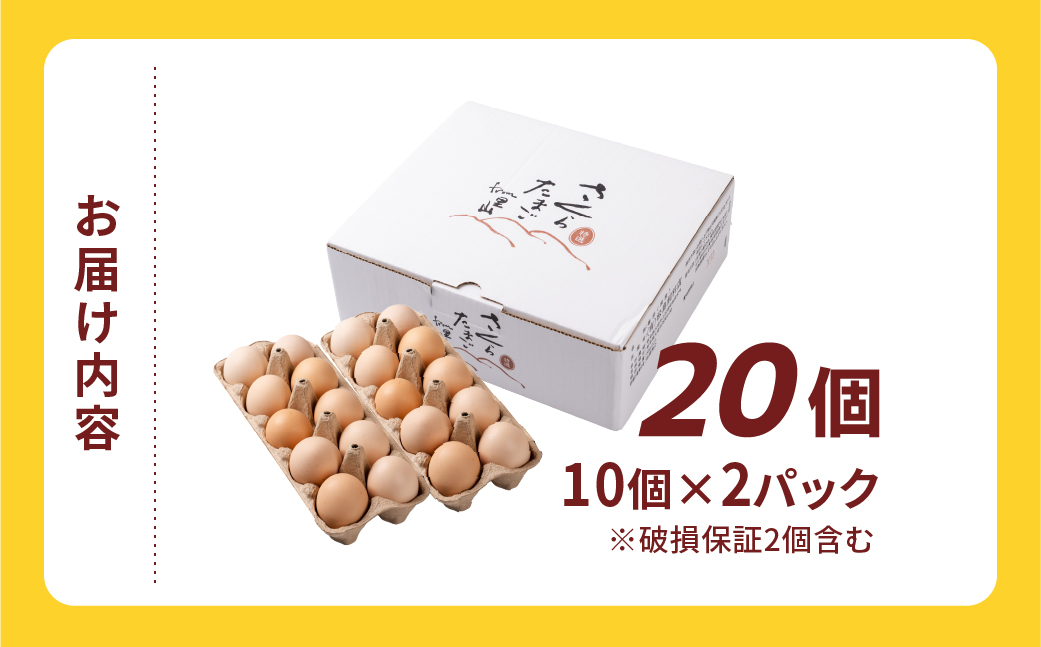 ＼高評価★／新鮮 さくらたまご 20個 新鮮な卵 (発送当日・または前日に採れた卵) 安心 安全 対応 破損 割れ保障 保証付 安心対応 サポート 里山 たまご タマゴ 卵 玉子 にわとり ニワトリ 鶏 産直 産地直送 国産 高評価 高レビュー 松島飼料店 岐阜県 大垣市 20個×1回