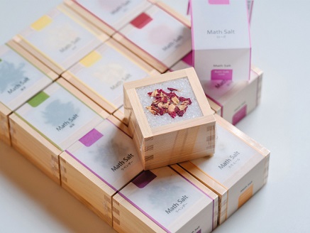 Math Salt（マスソルト）3個セット（ローズ・カモミール・ラベンダー）