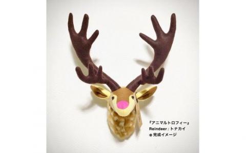 動物のインテリア【アニマルトロフィー】Reindeer トナカイが自分で作れる「手づくりキット」
