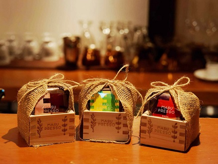 MASUPRESSO～枡で飲むヒノキ香るコーヒー～