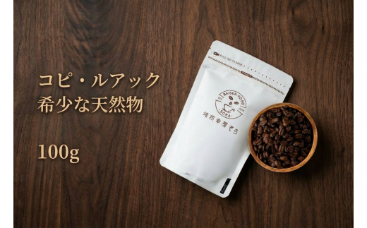 【豆】＼焙煎当日に発送／コピ・ルアック 希少な天然物 100g 浅煎り ウォッシュド 自家焙煎 コーヒー豆 コーヒー粉 豆 コーヒー 珈琲 coffee コーヒーギフト 挽き立て 高級 プレゼント ギフト 贈り物 スペシャリティコーヒー 焙煎幸房”そら” 岐阜県 大垣市 豆