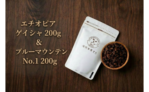 【粉】＼焙煎当日に発送／エチオピアゲイシャ200g ＆ ブルーマウンテン 200g ＆ コピ・ルアック100g 計500g 浅煎り ウォッシュド 自家焙煎 コーヒー豆 コーヒー粉 コーヒー 珈琲 コーヒーギフト 挽き立て プレゼント ギフト 贈り物 焙煎幸房”そら” 岐阜県 大垣市 粉