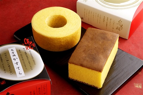 烏骨鶏極かすてら・バウムクーヘンセット