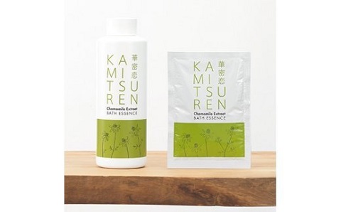 華密恋 カミツレエキス 100％ 薬用 入浴剤 400ml 50ml×1包 カミツレン かみつれん カミツレ カモミール 薬用入浴剤 乾燥肌 敏感肌 保湿 国産 赤ちゃんOK 化学成分不使用 天然由来 アトピー肌 乾燥対策 肌荒れ 日本 バスタイム SouGo カミツレ研究所 岐阜県 大垣市