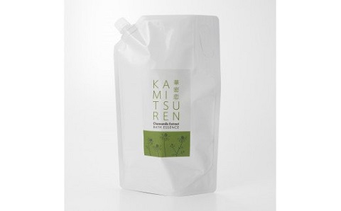 華密恋 カミツレエキス 100％ 薬用 入浴剤 1500ml（詰め替え用）約30日分 カミツレン かみつれん カミツレ カモミール 薬用入浴剤 乾燥肌 敏感肌 保湿 国産 赤ちゃんOK 化学成分不使用 天然由来 アトピー肌 乾燥対策 肌荒れ 日本 バスタイム SouGo カミツレ研究所 岐阜県 大垣市