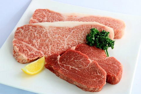 A5飛騨牛『ヒレ(2枚)』と『サーロイン(厚切り2枚)』ステーキセット