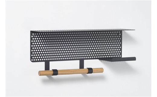 ＷＡＬＬ　ＨＡＮＧＥＲ（壁付け用小物置き）【カラー：サテンブラック】