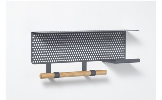 ＷＡＬＬ　ＨＡＮＧＥＲ（壁付け用小物置き）【カラー：サテングレー】