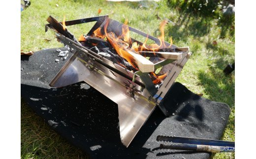 【Hot Camp】 Fire Base 焚き火台 Sサイズ ステンレス製