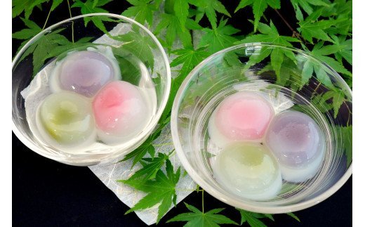 水の都大垣名物「水まんじゅう」が作れるセット（25個×3回分）大垣名水仕込み　こしあん使用