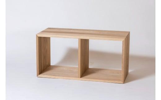 2KOBAKO ニコバコ 国産材 オープン 2段 木製 家具 収納棚 木箱 無垢材 飛騨の家具 収納 スタッキング シンプル ラック おしゃれ 人気 おすすめ 新生活【オークヴィレッジ】AH034VC13